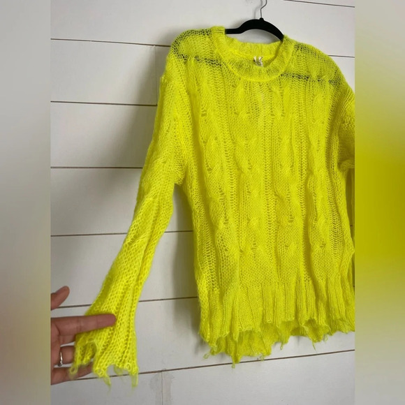 Anthropologie the posey stitchy distressed sweater - Picture 9 of 14